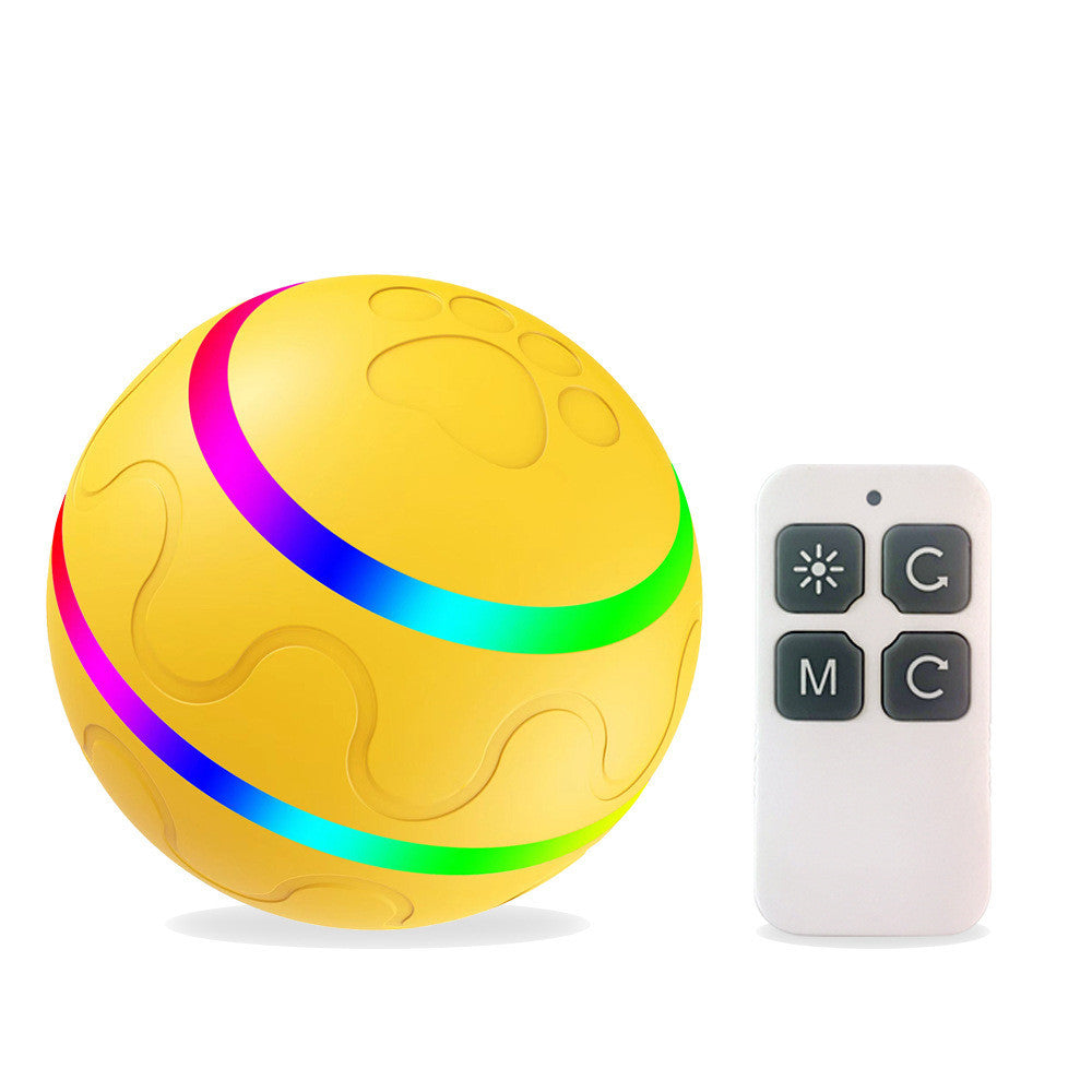 Intelligent Self-Rotating Cat Ball