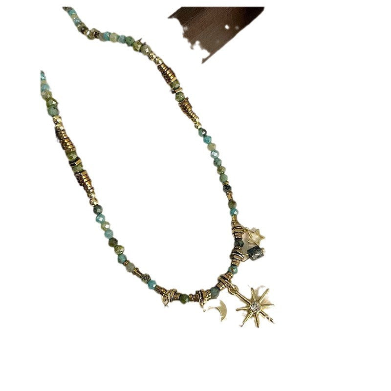 All-Matching Beaded Twin Necklace