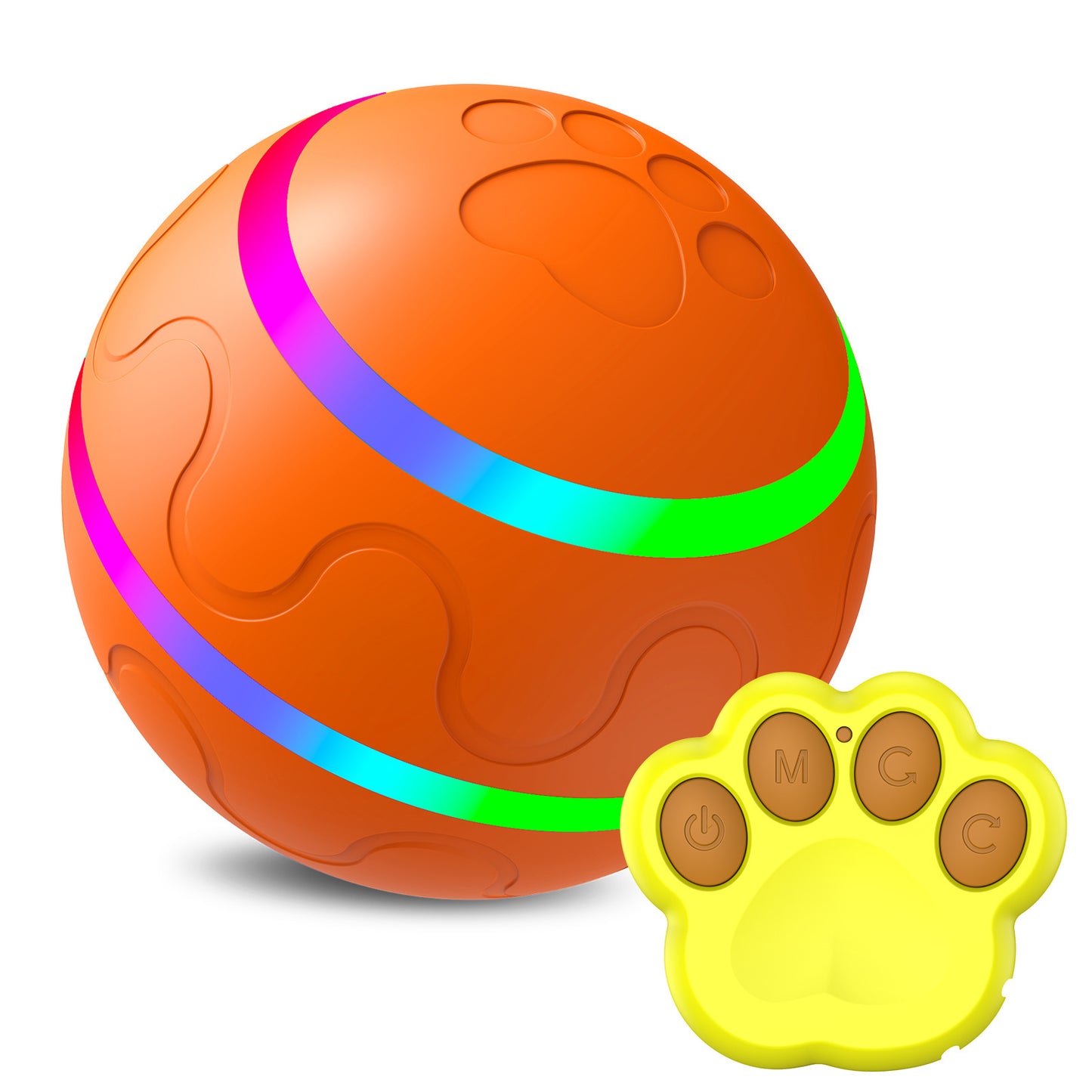 Intelligent Self-Rotating Cat Ball