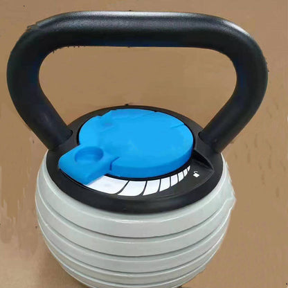 Kettlebell regolabile con peso personalizzabile per il fitness