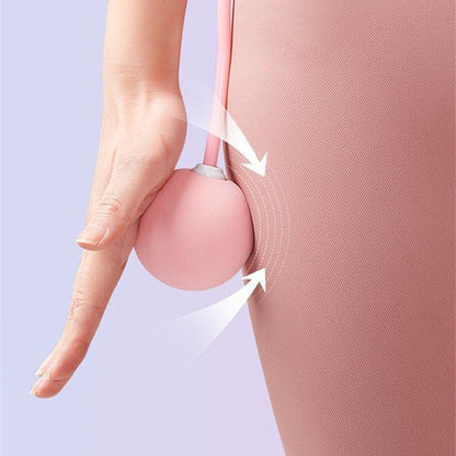 Set di corde per saltare da allenamento, corde per saltare fitness e manici in silicone per donne, uomini e bambini, con palla senza fili, corda in PVC anti-groviglio regolabile per allenamento fitness crossfit indoor outdoor