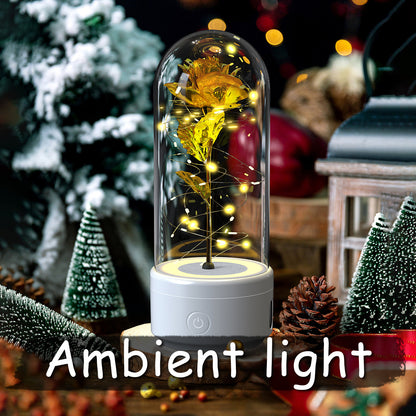 2-in-1 Rose LED Light Speaker