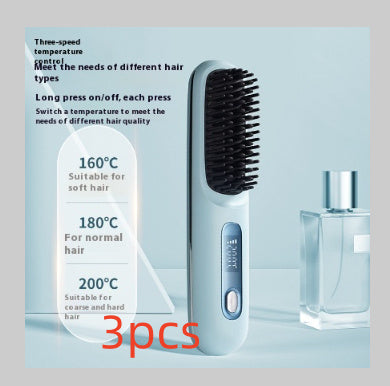 Spazzola lisciante per capelli senza fili