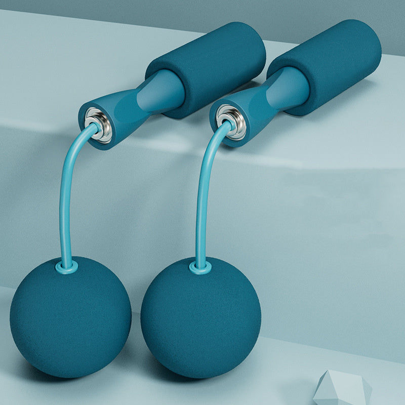 Set di corde per saltare da allenamento, corde per saltare fitness e manici in silicone per donne, uomini e bambini, con palla senza fili, corda in PVC anti-groviglio regolabile per allenamento fitness crossfit indoor outdoor