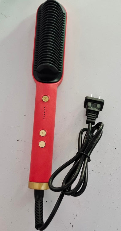 2-in-1 Hair Straightener Brush