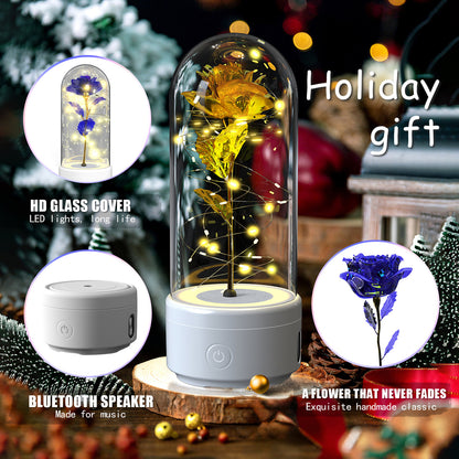 2-in-1 Rose LED Light Speaker