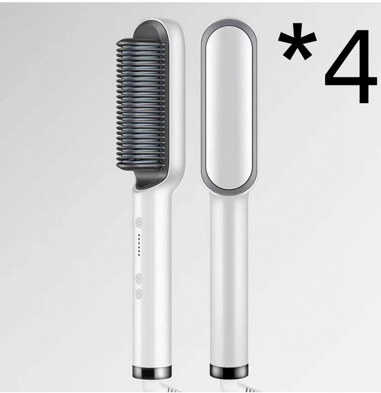 2-in-1 Hair Straightener Brush